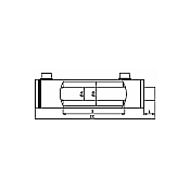 Hydraulic Double Acting Cylinder 60300150 60mm/A=30mm/200mm